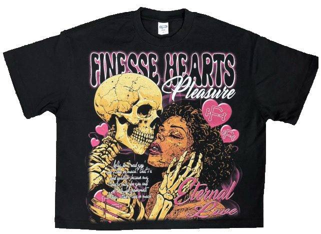 Eternal Love Crop Tee front